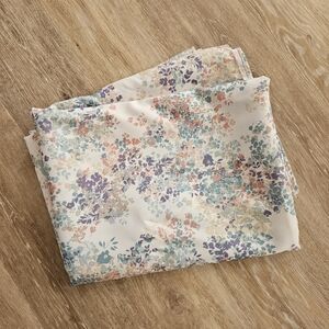 Food network spring bloom stablecloth in pastel watercolor rectangular 84 x 59